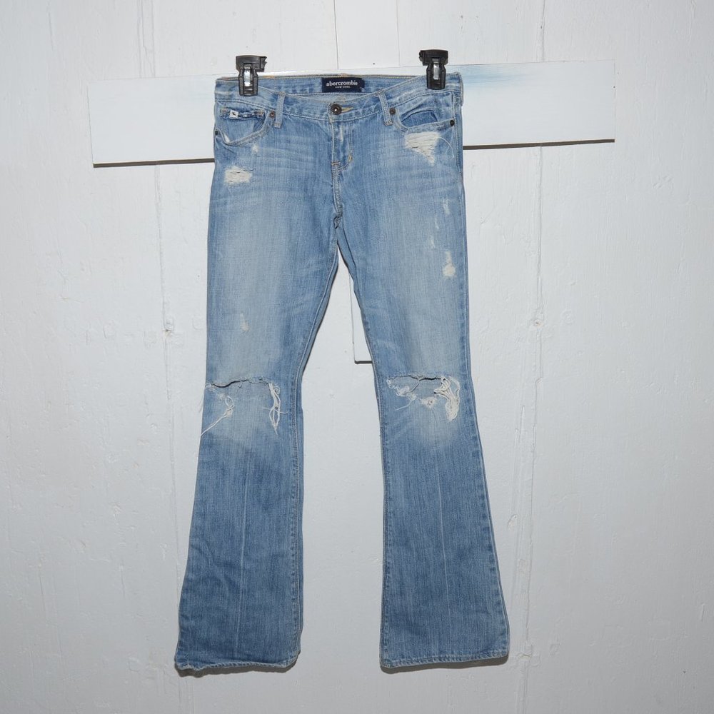 Abercrombie destroyed girls jeans size 14